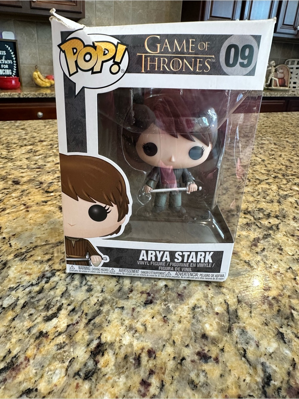 Funko Pop! Game of Thrones Arya Stark Vinyl Figure - Brown/White/Gray